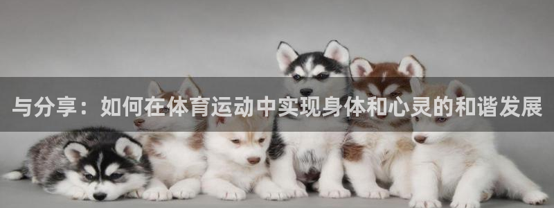 中欧体育网页版：与分享：如何在体育运动中实现身体和心灵的和谐发展